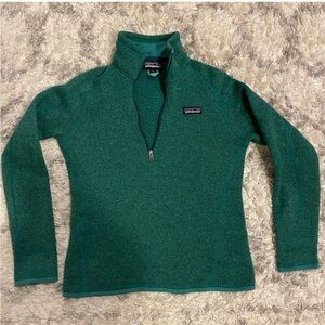 Patagonia Green Quarter-Zip Sweatshirt